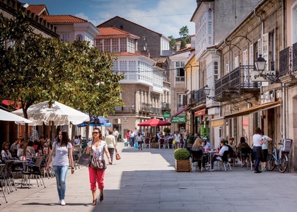 Tag 1 l Santiago de Compostela - Monforte de Lemos (120 km)